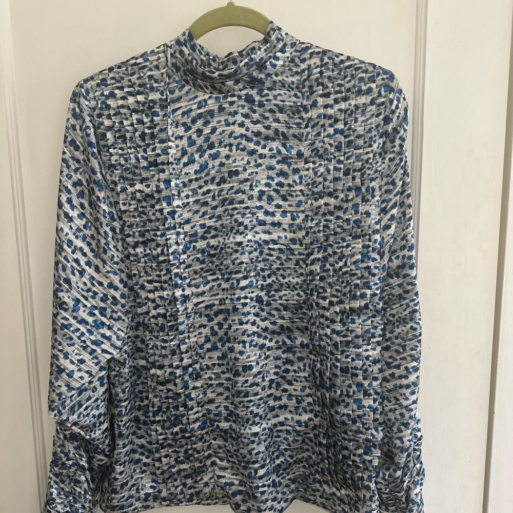 Hunter Bell Mock Neck Top Size Large
